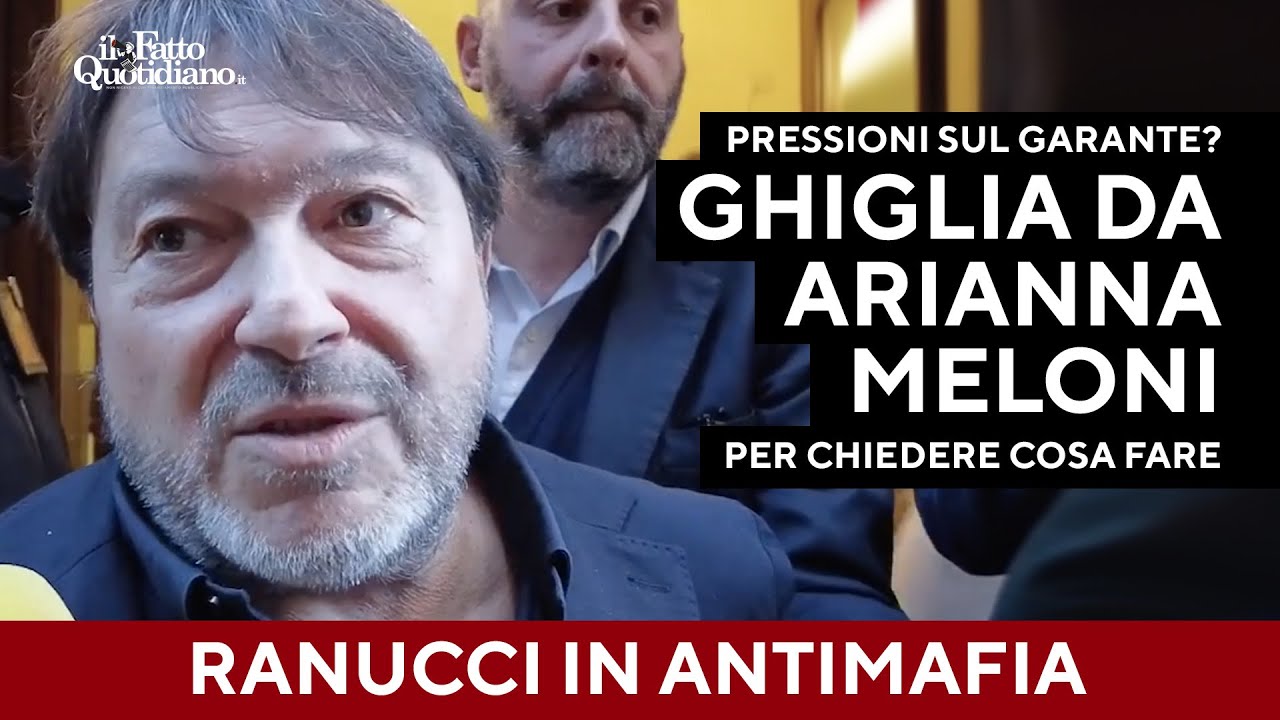 Sigfrido Ranucci: "Ghiglia è andato a chiedere che cosa avrebbe dovuto fare ad Arianna Meloni"