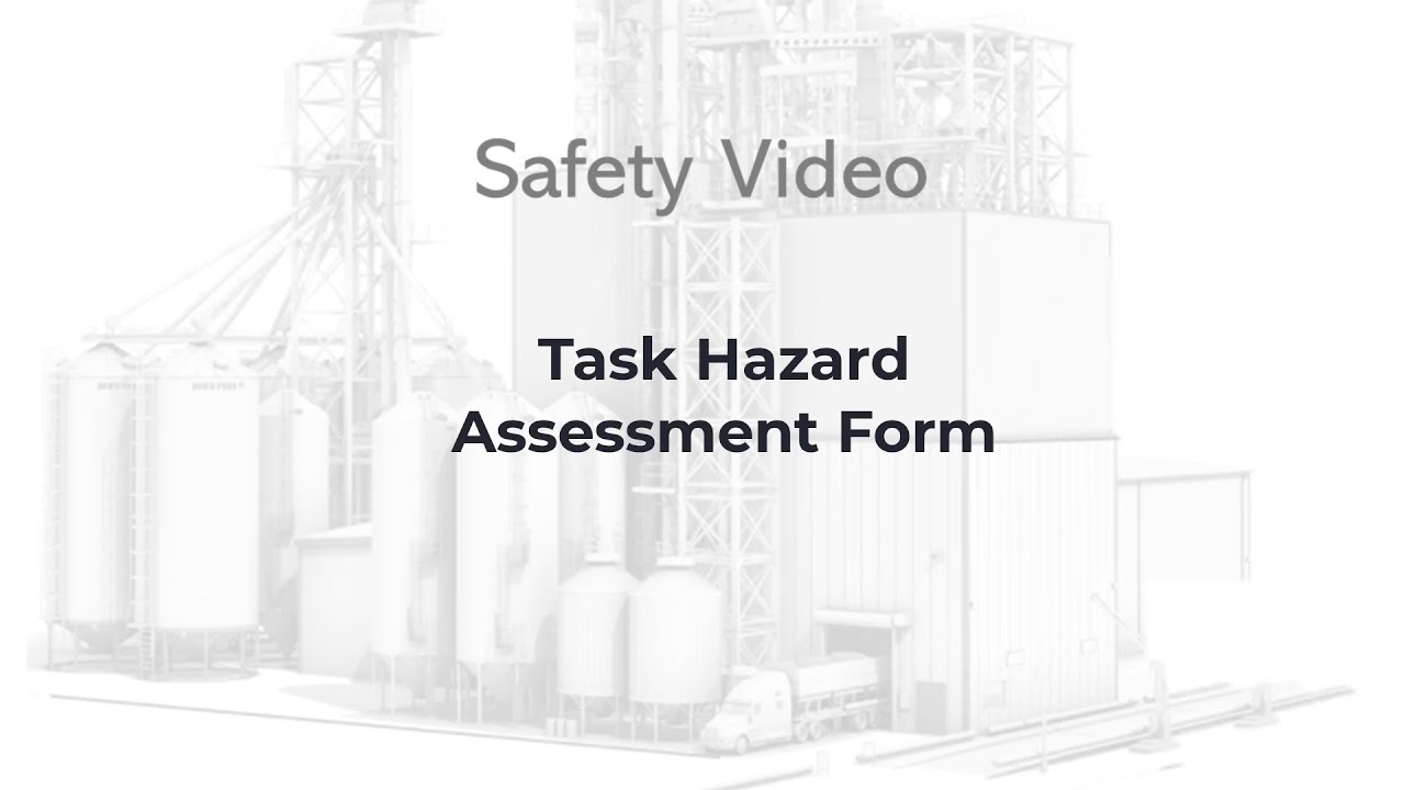Task Hazard Assessment Form