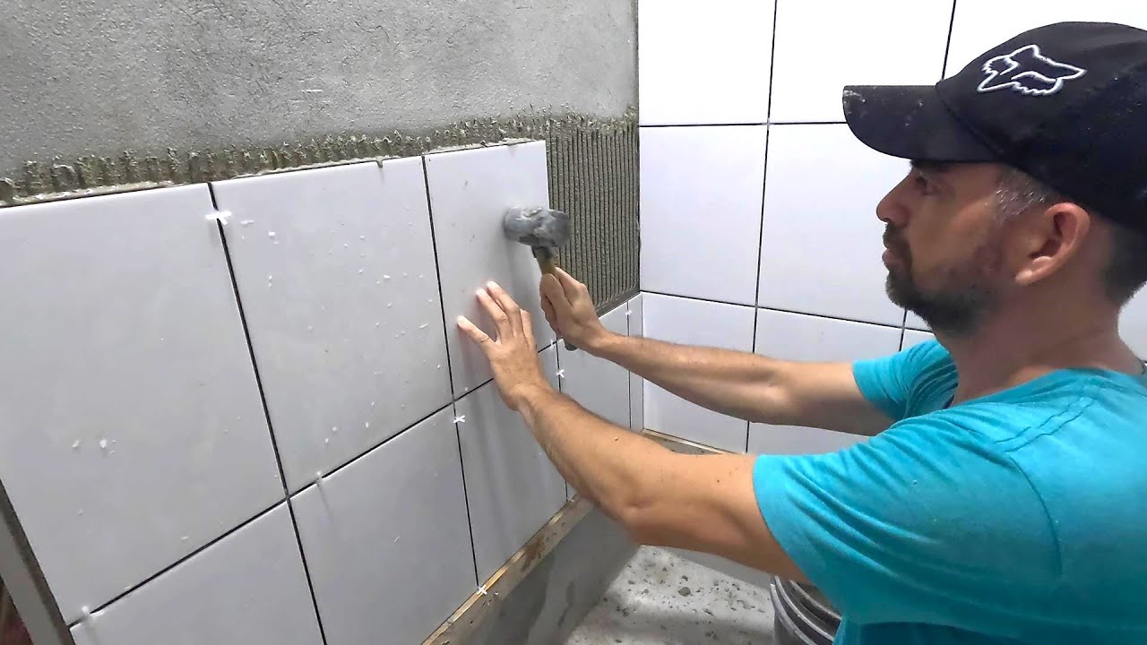 Como pegar azulejo en la ducha