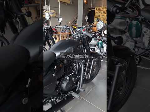 Royal Enfield New Stealth Black  Classic 350 #royalenfield #shorts #viral #trending #ytshorts #Black