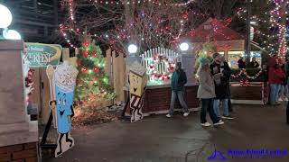 WinterFest Way - The Shooting Star Display & Walkthrough at Kings Island