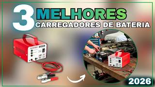 TOP 3 Carregadores de Bateria 2026:  Qual Vale Mais a Pena para Carro, Moto e Caminhão?