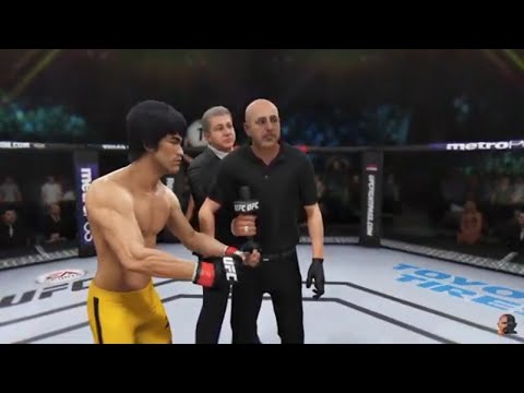 BRUCE LEE vs FORTNITE SKULL TROOPER 2K20 | EA SPORTS UFC 3