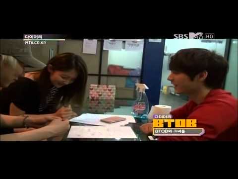 [120710] MTV Diary Ep.10 BTOB - 4minute's Jihyun and Sohyun Cut