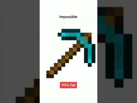 Impossible (99% Fail) #minecraft #shorts