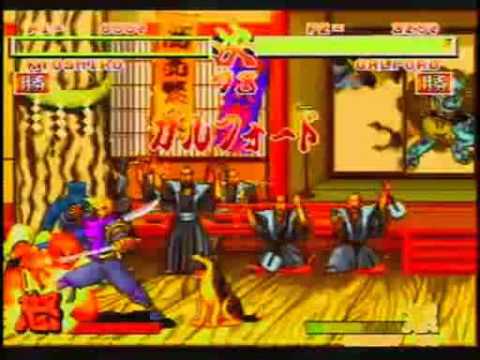 SamuraiShodown116 Galford vs  Kyoshiro Senryo --北河内武芸帳--侍魂