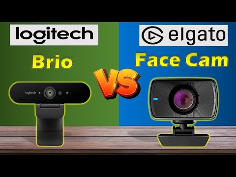 Elgato Facecam VS Logitech BRIO Webcams Comparison | Which Webcam Is BETTER?