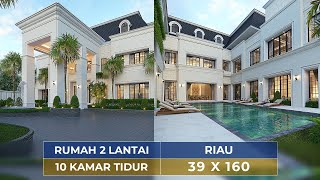 Download lagu 3 Families in One House? A Classic Two-Story Home with a Swimming Pool in Riau!! - Home Design Se... mp3