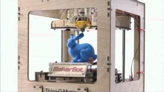 Print Real Objects With The MakerBot Thing-O-Matic 3D Printer