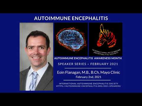Dr. Eoin Flanagan। Autoimmune Encephalitis। AE Antibody Testing, MRI Patterns & Patient Cases । IAES