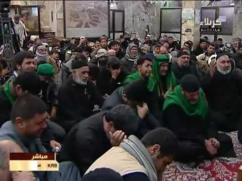 ⁣نوگ الهزل .....نعي مفجع في حرم الحسين ع .الشيخ سلام العسكري
