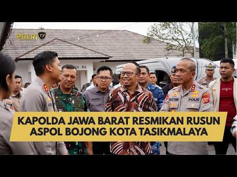 KAPOLDA JAWA BARAT RESMIKAN RUSUN ASPOL BOJONG KOTA TASIKMALAYA