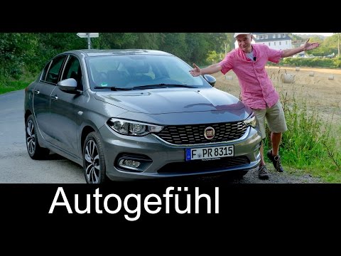 Fiat Tipo FULL REVIEW test driven all-new neu compact sedan Limousine 2017