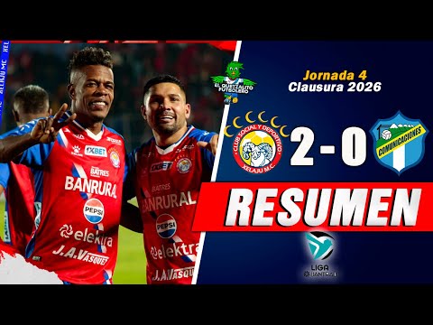 RESUMEN COMPLETO / Xelajú MC 2 Vs Comunicaciones 0 Jornada 4 - Clausura 2026
