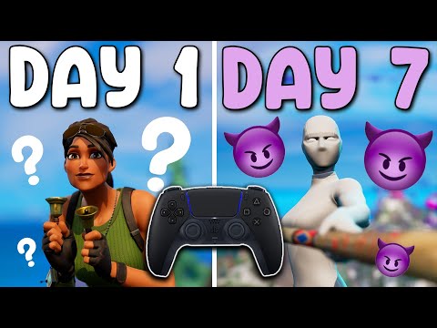 7 Days of Fortnite Controller Progression..