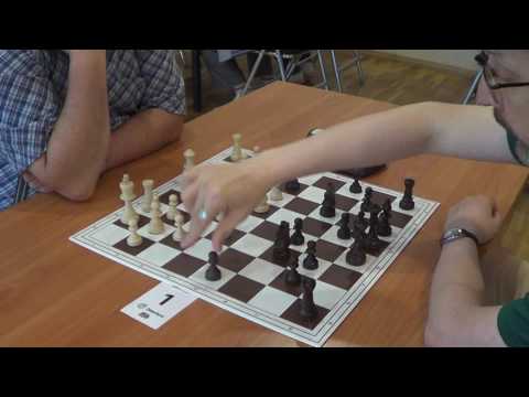 GM Daniel Fridman - GM Normunds Miezis, Nimzo-Indian defence, Rapid chess, Part 1
