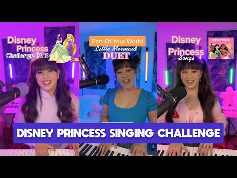 Disney Princess Singing Challenge (Sing With Me) Part 1