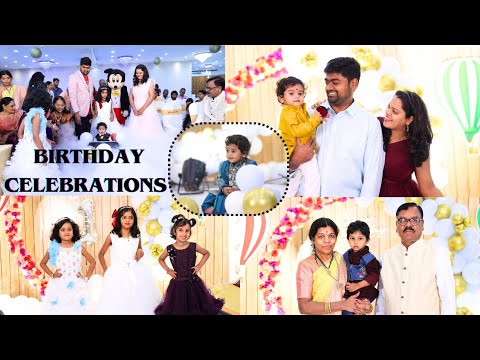 My son-in-law 1st Birthday Celebrations || Sreeyansh Cake Cutting Ceremony #swarajcookingandvlogs..