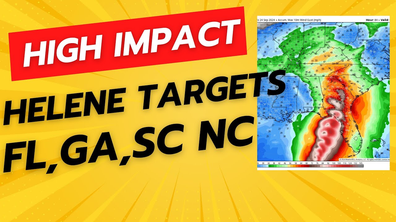HIGH IMPACT: Hurricane Helene's Significant Wind/Flood Threat
