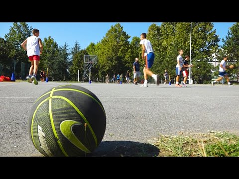 Košarkaši KK "Plejmejker" treniraju na otvorenom