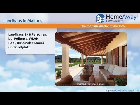 Pollenca/Pollensa: Landhaus 2 - 8 Personen, bei Pollença, WLAN, Pool, BBQ - FeWo-direkt.de Video