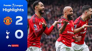 Red Devils win FOUR in a row! 🔥 | Man Utd 2-0 Spurs | Premier League Highlights
