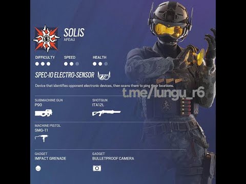 First look on *NEW* Y7S4 Operator SOLIS - LOOK, LOADOUT and GAMEPLAY(gadget) Rainbow Six Siege