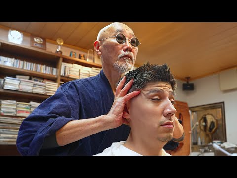 💈(ASMR) Old School Barber Mr Yamaguchi - Japanese Traditional Full Service