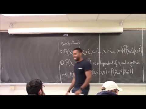 Math 1108-R08 Lecture 21 - Random Variables and Markov Chains