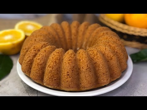 CIAMBELLA ALL’ARANCIA 🍊SOFFICISSIMA 🤩SENZA UOVA, SENZA BURRO,SENZA LATTE pochissimo zucchero