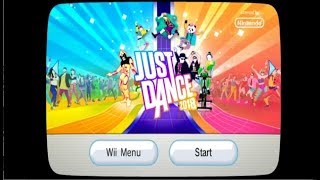 Just Dance 2018 Song List Menu (Wii)
