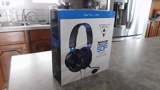 Ear Force Recon 50P Turtle Beach headset unboxing
