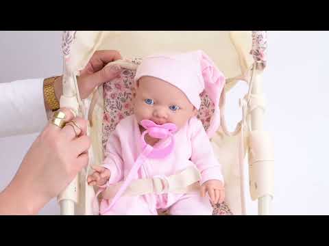 Video de Cochecito de Muñecas Crema Flower