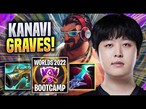 KANAVI DOMINATING WITH GRAVES! - JDG Kanavi Plays Graves JUNGLE vs Bel'veth! | Bootcamp 2022