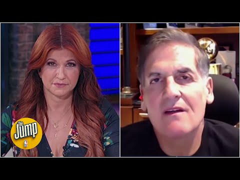 在小牛隊的比賽中，馬克-庫班在國歌中發表講話 (Mark Cuban addresses national anthem at Mavericks games | The Jump)