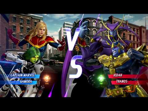 MvC:I BATTLES: Captain Marvel & Gamora vs. Jedah & Thanos