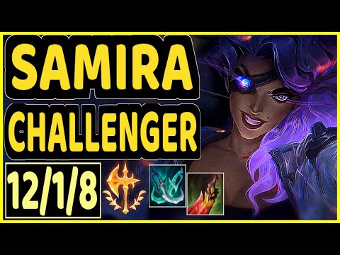 REVENGE (SAMIRA) - 12/1/8 KDA CHALLENGER GAMEPLAY - NA