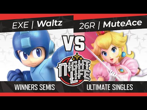 Nightlife 50: 26R | MuteAce (Peach) vs EXE | Waltz (Mega Man) Winners Semis