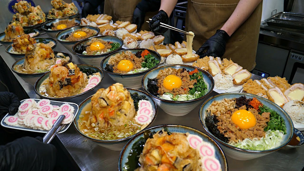 대단합니다! 일식에 미쳐 혼자 우동 마제소바 돈까스까지 하루 200그릇씩 판매하는? 역대급 미친 퀄리티 일식집 / Japanese noodle / korean street food