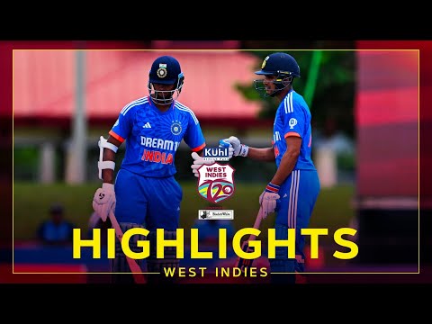 Highlights | West Indies v India | Jaiswal & Gill Star | 4th Kuhl Stylish Fans T20I