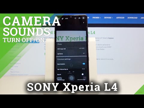 How to Turn Off Camera Shutter Sound in SONY Xperia L4 – Switch Off Photo Sound