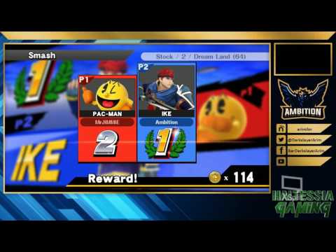 Smash 4 DarkslayerArim (Ike) vs Neutricity (Pac-Man) 7/11/17