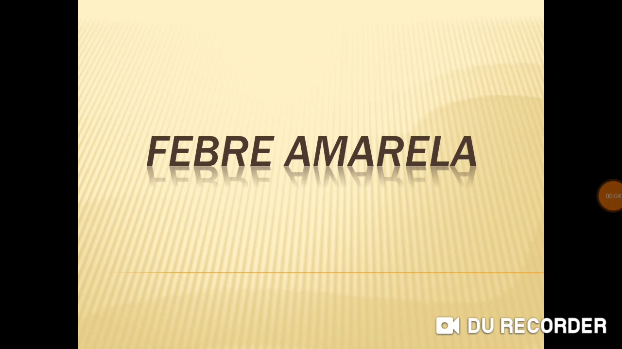 Febre amarela - características, transmissão e sintomas.