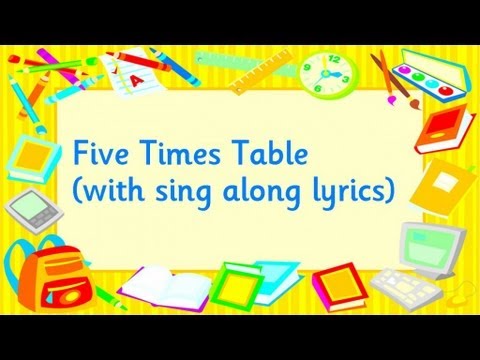Five Times Table