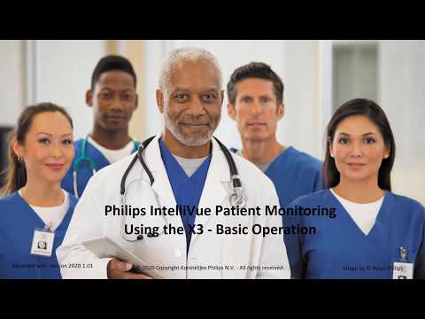 Overview and Demonstration of Philips IntelliVue X3 Patient Monitor
