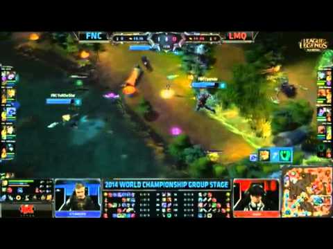 S4 World Championship Day 5 FNC vs LMQ First Bloods
