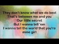 They Don't Know About Us (Lyrics)   One Direction