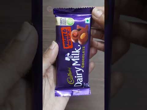 cadbury dairy milk fruit and nut Chocolate unwrapping video worth rupees 45 #chocolate