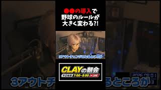 ●●の導入で野球のルールは変わる？【プロ野球】