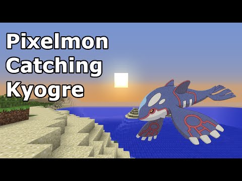 Pixelmon Catching Kyogre | Capturing Kyogre in Pixelmon